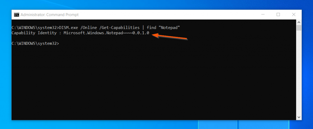 How To Reinstall Notepad In Windows 10 With Dism Command 