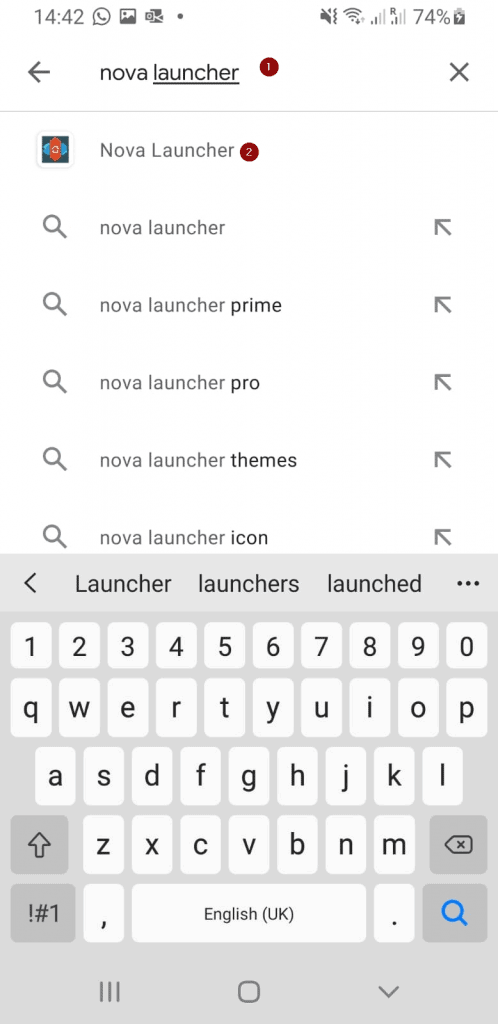 How to Display Current Date on Google Calendar App Icon on Android - Install Nova Launcher App