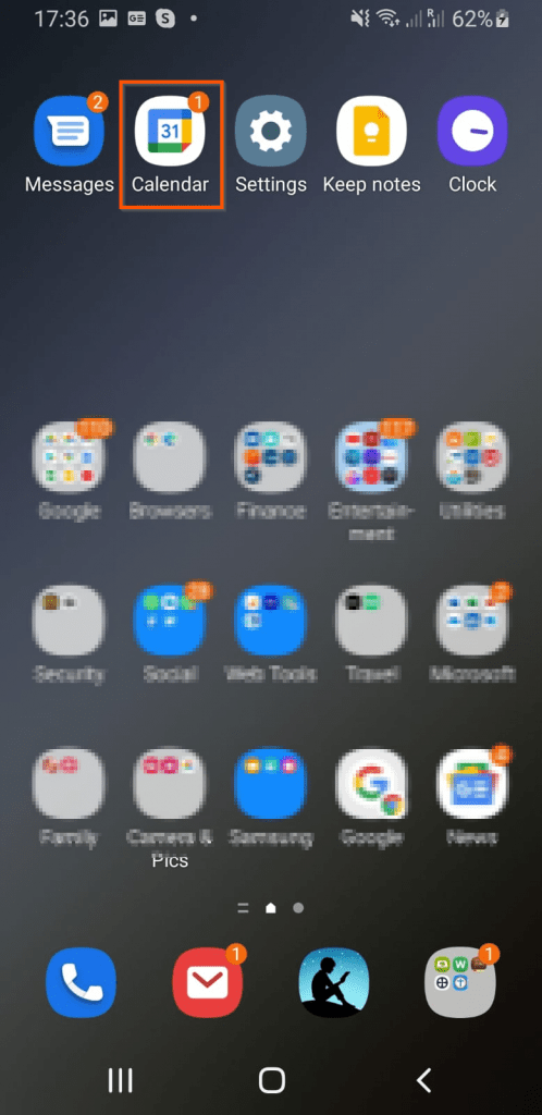 How to Display Current Date on Google Calendar App Icon on Android - Revert To The Default Home Screen App