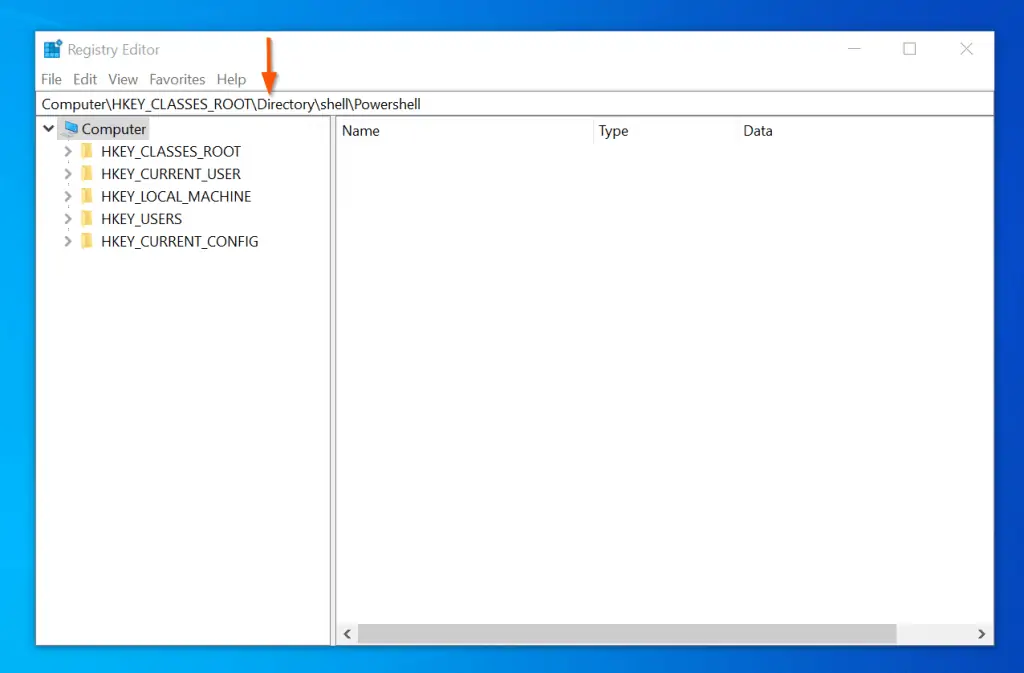 Add "Open Windows Powershell here" To File Explorer Context Menu