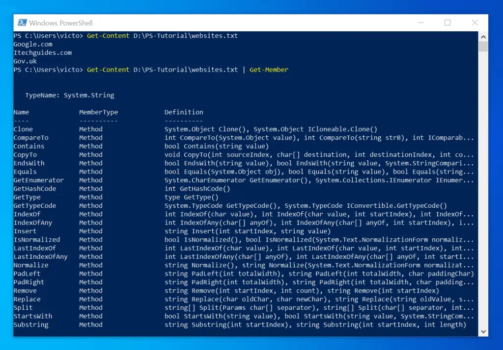 PowerShell Tutorial 7: PowerShell Objects