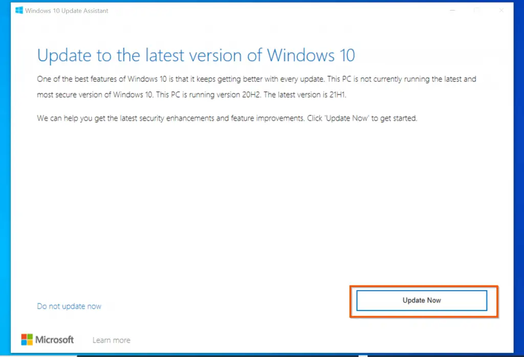 How To Install Windows 10 21H1 Update Manually