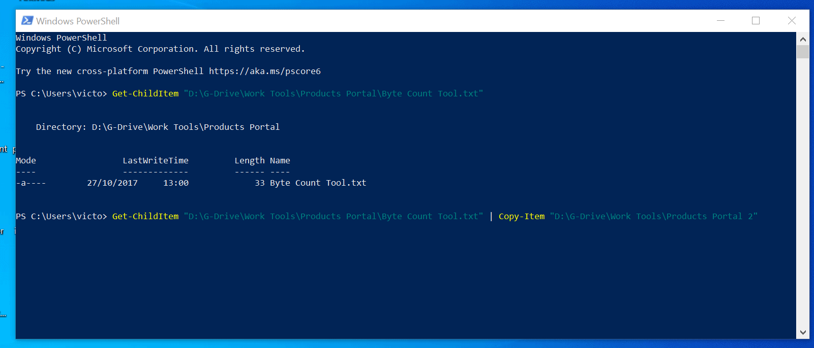 powershell find file with extension