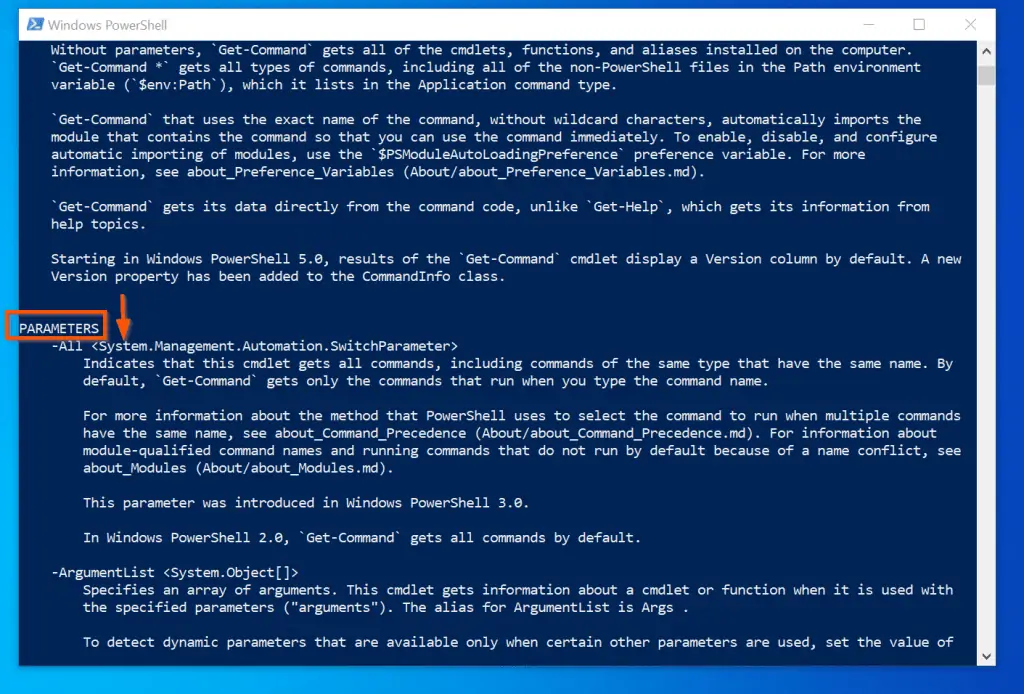 PowerShell Tutorial 2: Getting Help With The Get-Help Cmdlet - Common Parameters