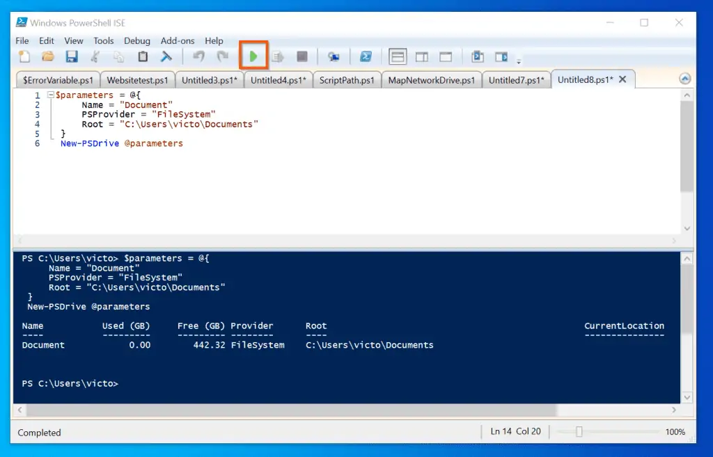 How To Map A Drive Using PowerShell Hashtable