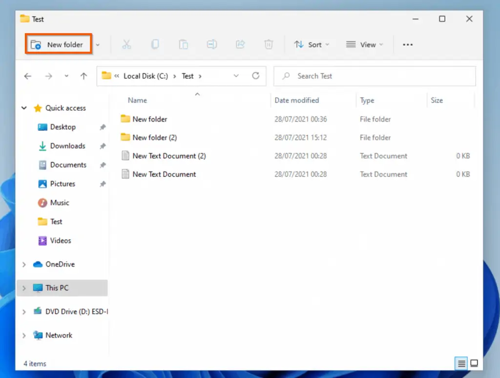 How To Create A New Folder Or File In Windows 10 vs Windows 11