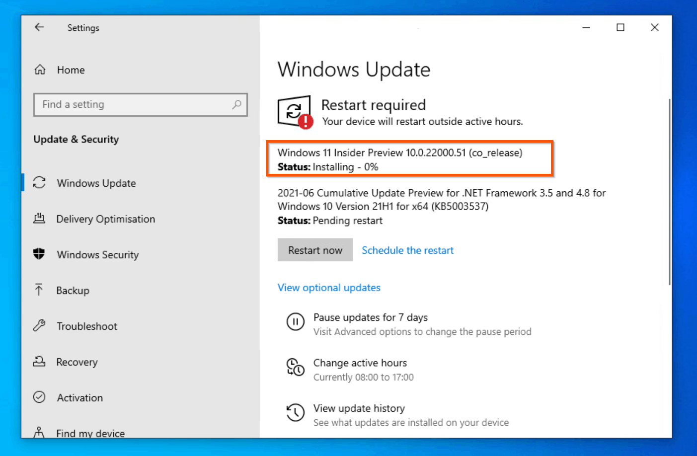 Windows 11 Update