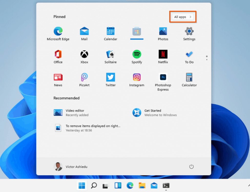 Windows 11 Vs 10 Start Menu