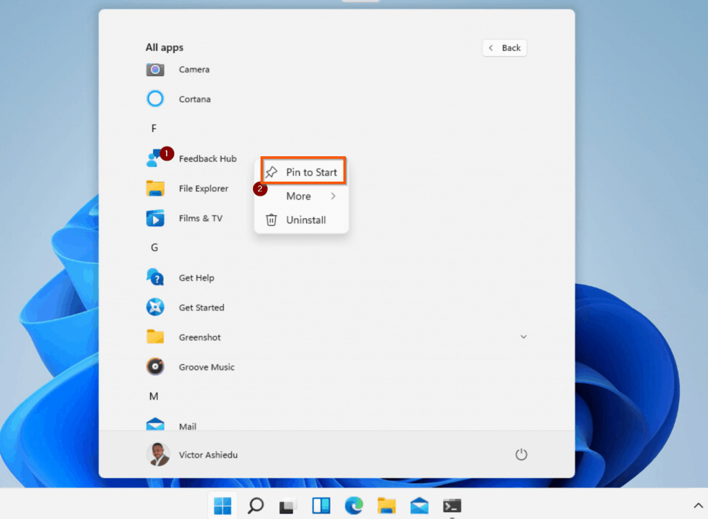Windows 11 Features (What's New In Windows 11?)  - A Revamped Start Menu For Enhanced Productivity