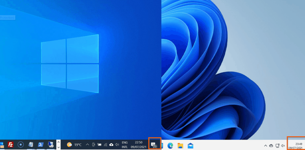 Windows 11 Features (What's New In Windows 11?)  - Notification Now Part Of Time And Date