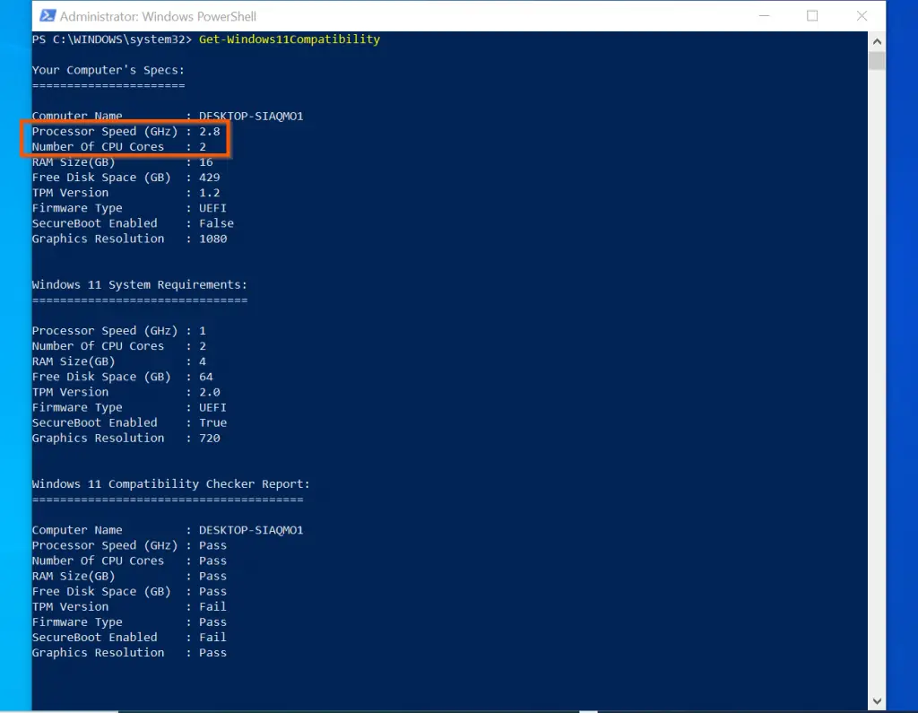 The Windows 11 Compatibility Checker (Get-Windows11Compatibility) Script