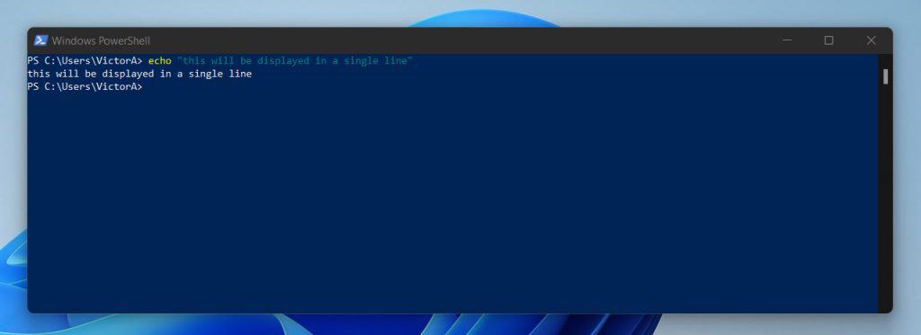 How To Add Line Break To A String Written With PowerShell Echo Or Write-Output