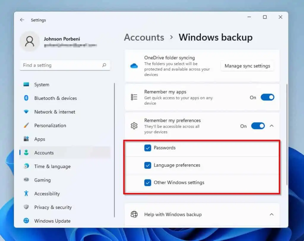 How To Sync Your Settings In Windows 11