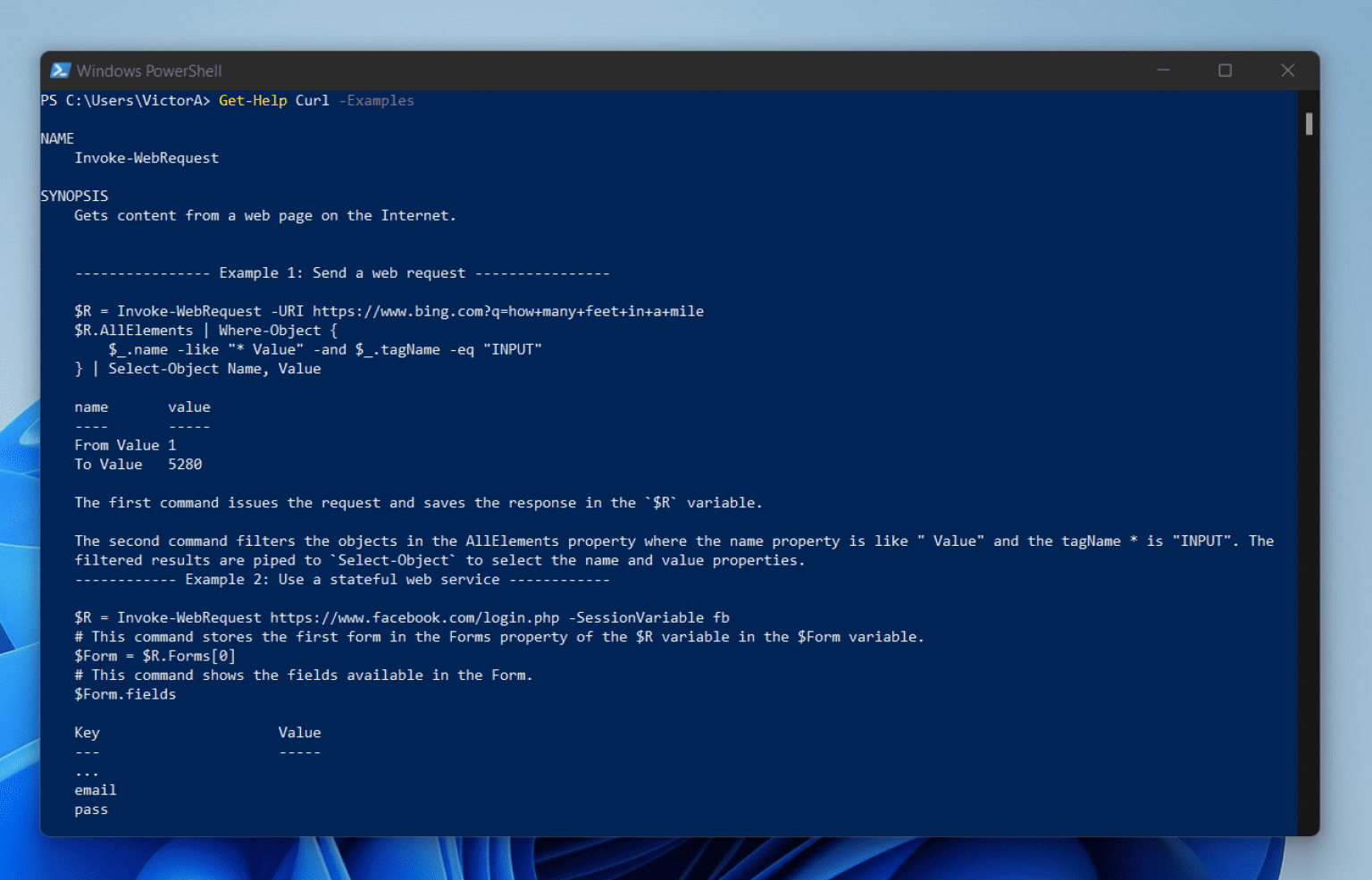 PowerShell CURL (Invoke-WebRequest) Explained