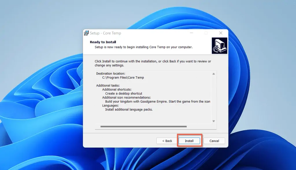 How To Check CPU Temp In Windows 11 With The Core Temp App