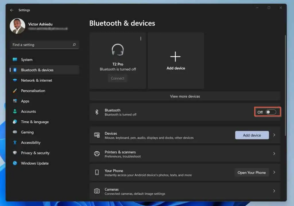 How To Turn On Bluetooth On Windows 11 From Windows Settings