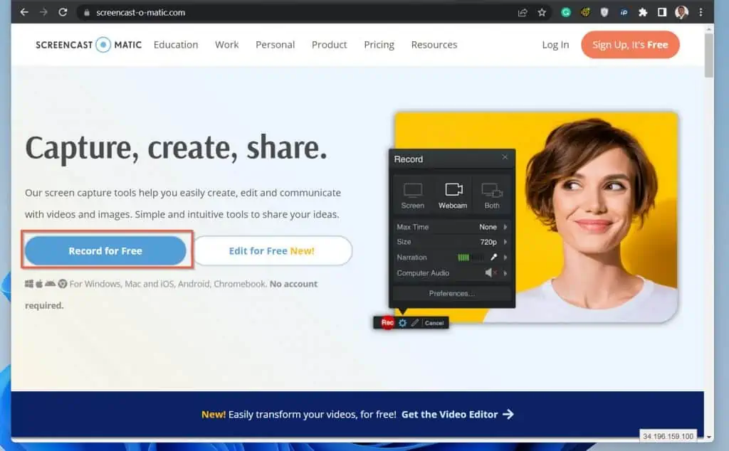 How To Screen Record On Windows 11 With Screencast-O-Matic
