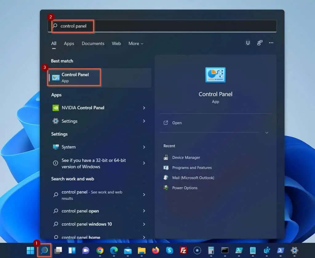 How to Enable Virtualization in Windows 11 From Control Panel