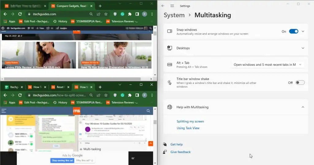 How to Split Screen on Windows 11
