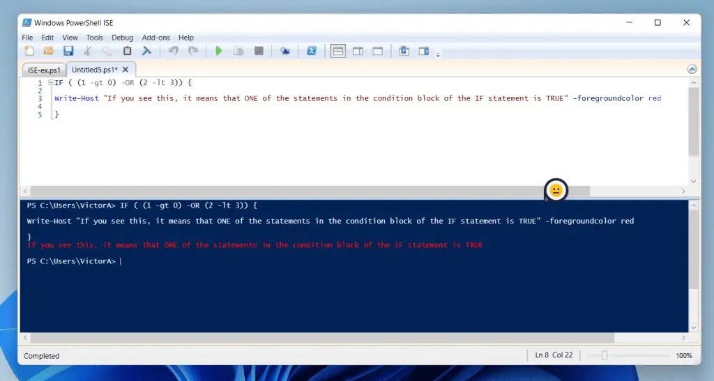 How To Use PowerShell -Or Operator In IF Statements