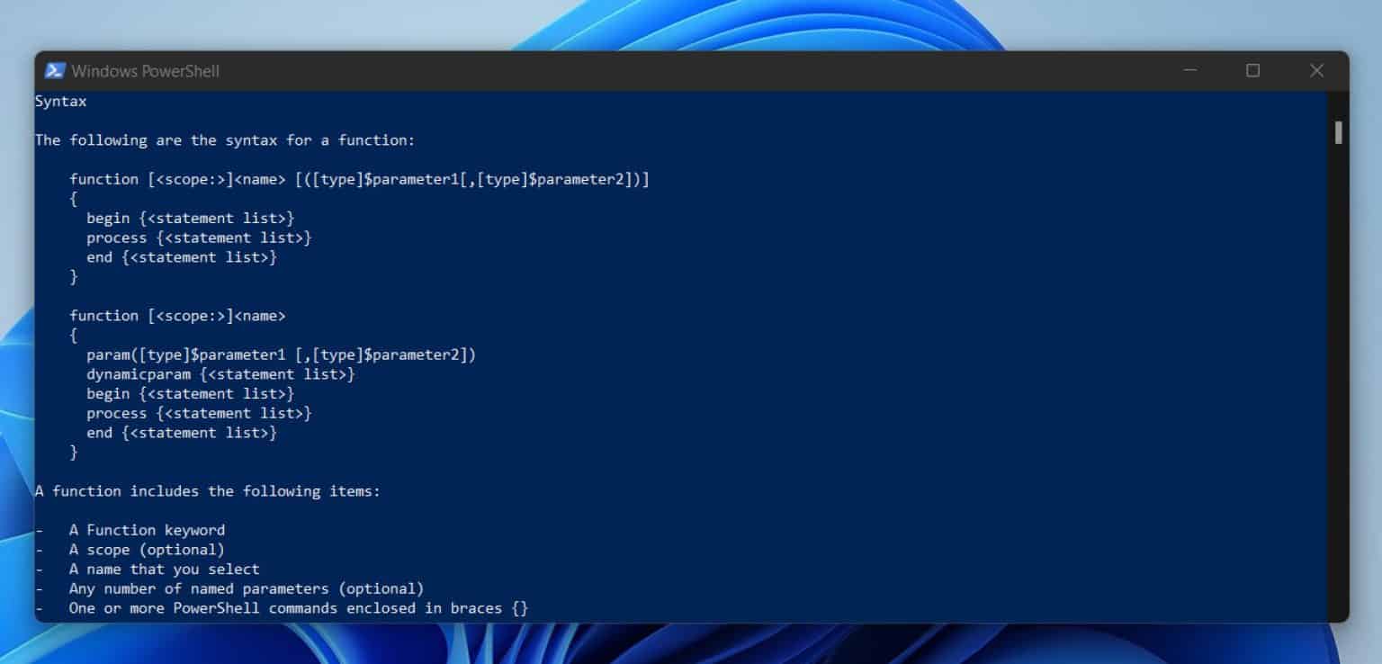 PowerShell Function (Advanced) Explained With Examples
