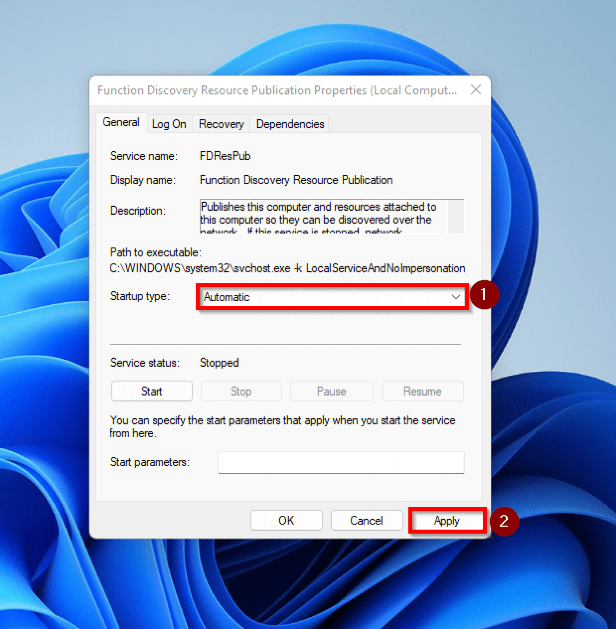 turn off network discovery windows 11