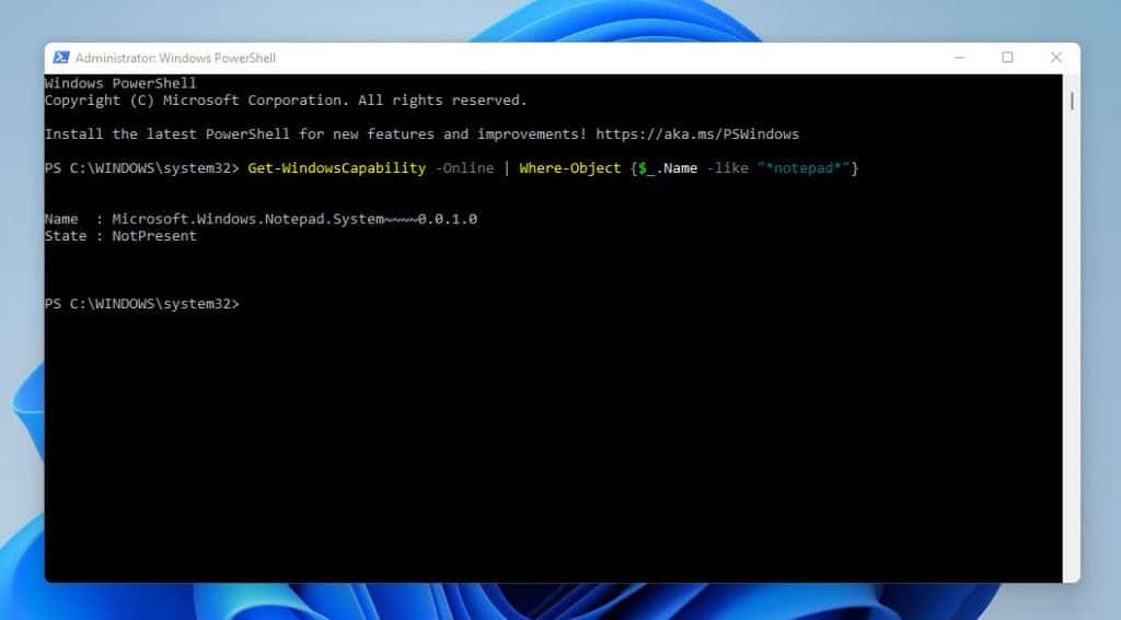 How To Reinstall Notepad In Windows 11