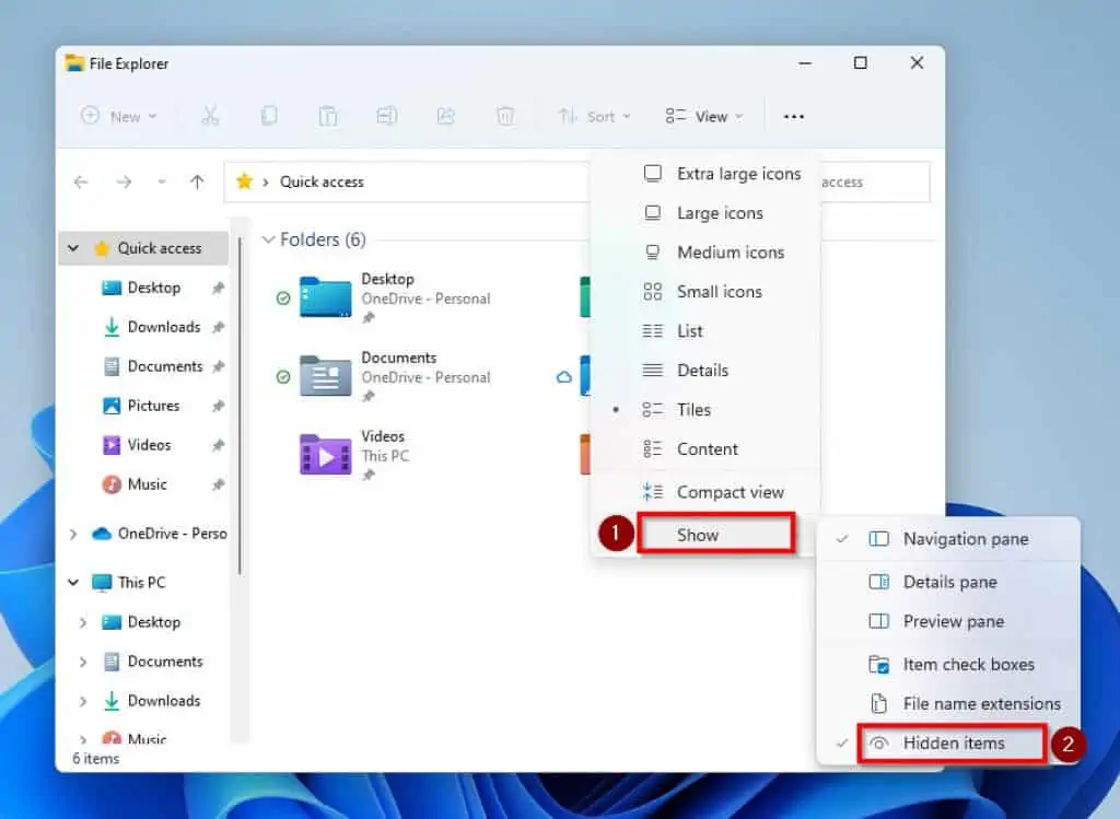 How To Unhide Folders In Windows 11