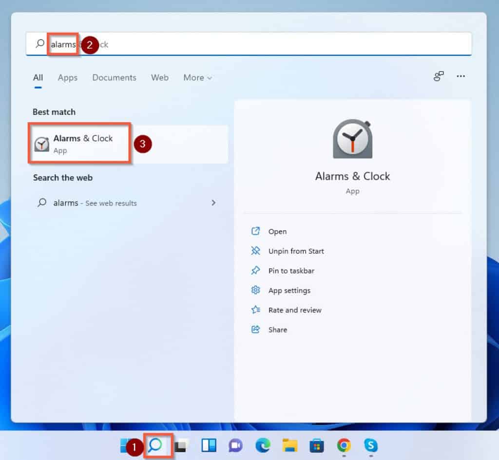 How To Use Alarms And Clock In Windows 11