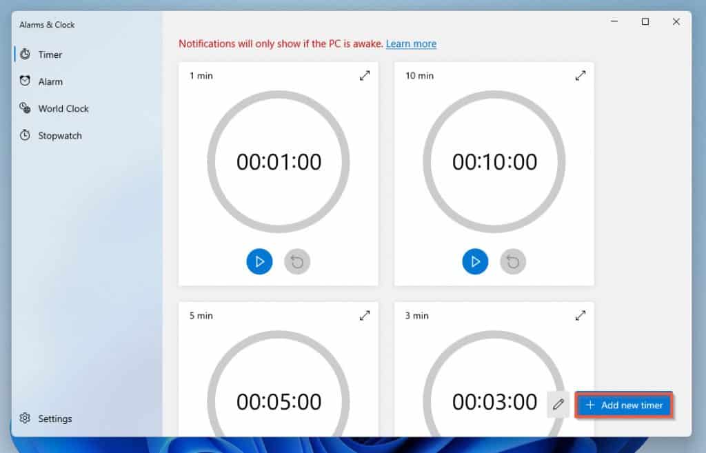 How To Use Alarms And Clock In Windows 11
