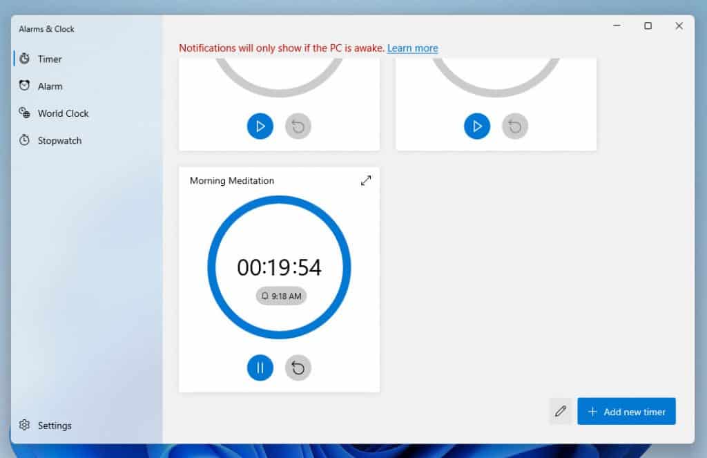 How To Use Alarms And Clock In Windows 11