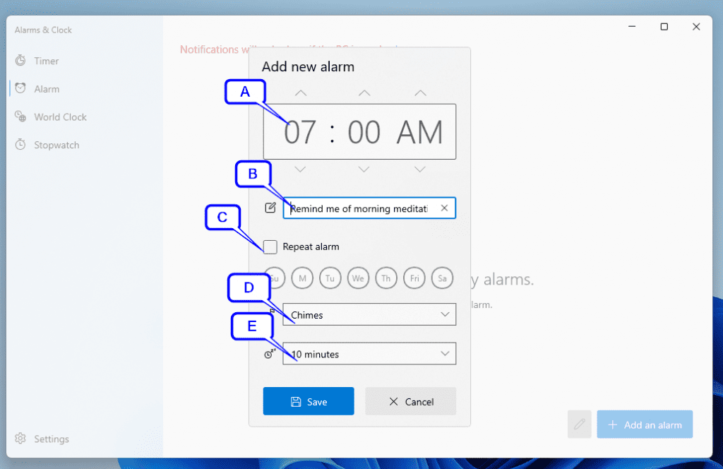 How To Use Alarms And Clock In Windows 11