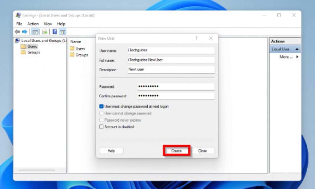 How To Add A Local User In Windows 11