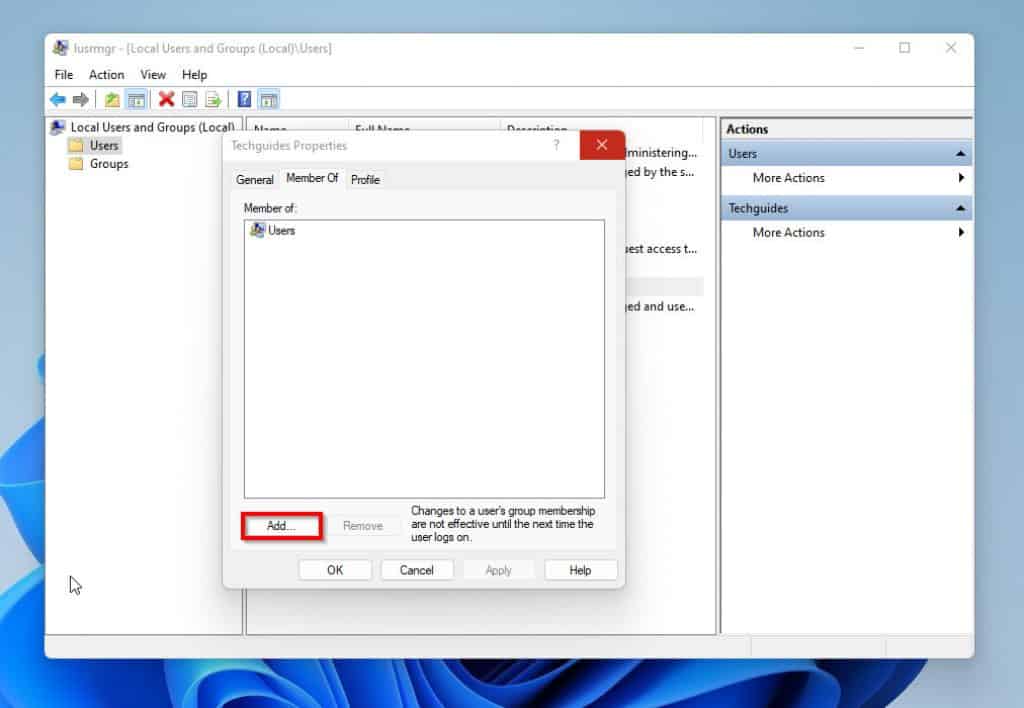How To Add A Local User In Windows 11