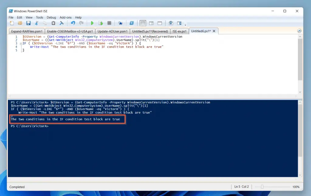 How To Assign And Use Variable In PowerShell IF ELSE Block