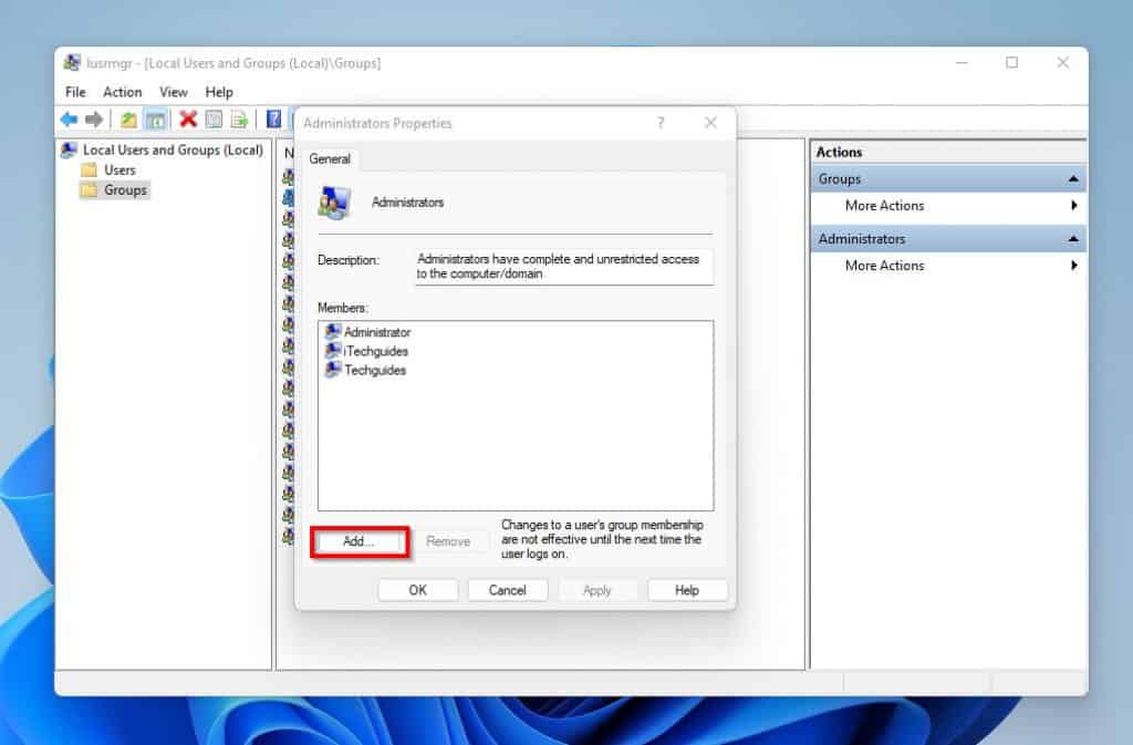 How To Add A Local User In Windows 11