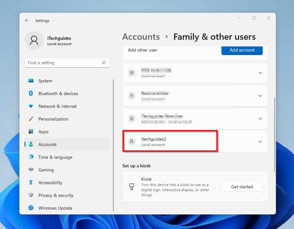 How To Add A Local User In Windows 11