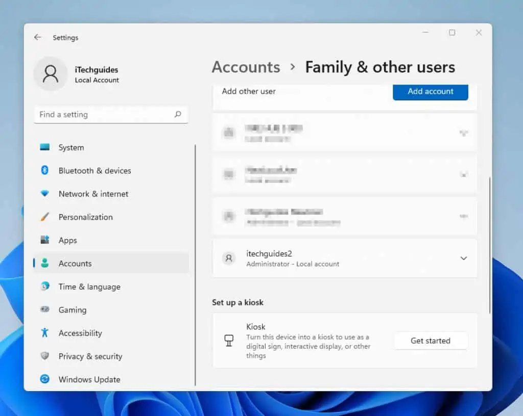 How To Add A Local User In Windows 11