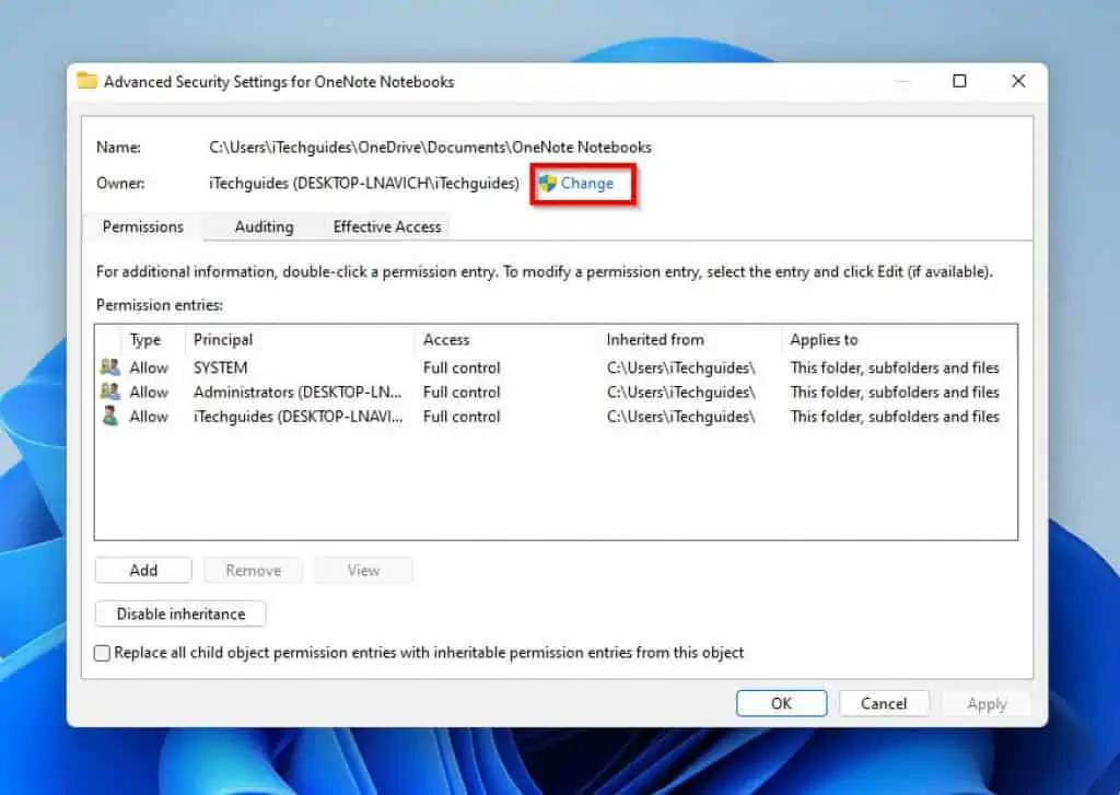 How To Take Ownership Of Folder In Windows 11