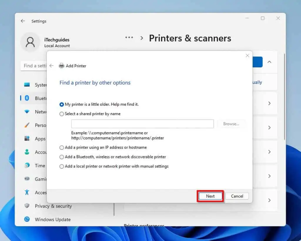 How To Add A Printer On Windows 11