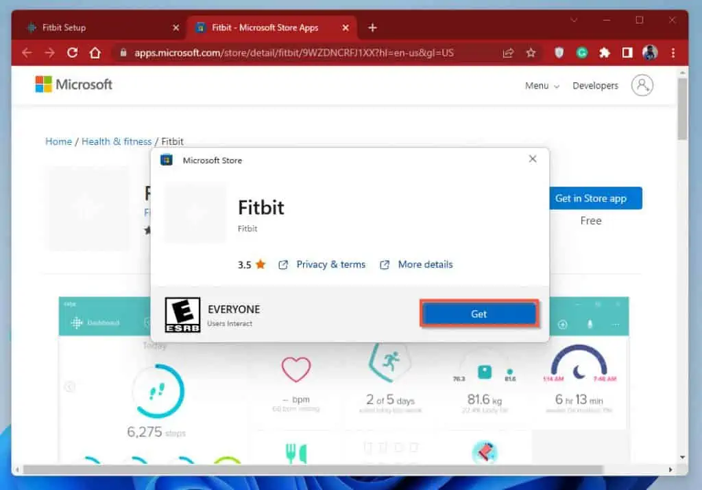 How To Install Fitbit App For Windows 11 Via Fitbit.com