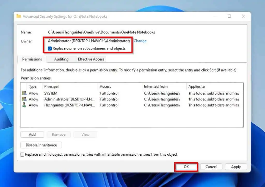 How To Take Ownership Of Folder In Windows 11