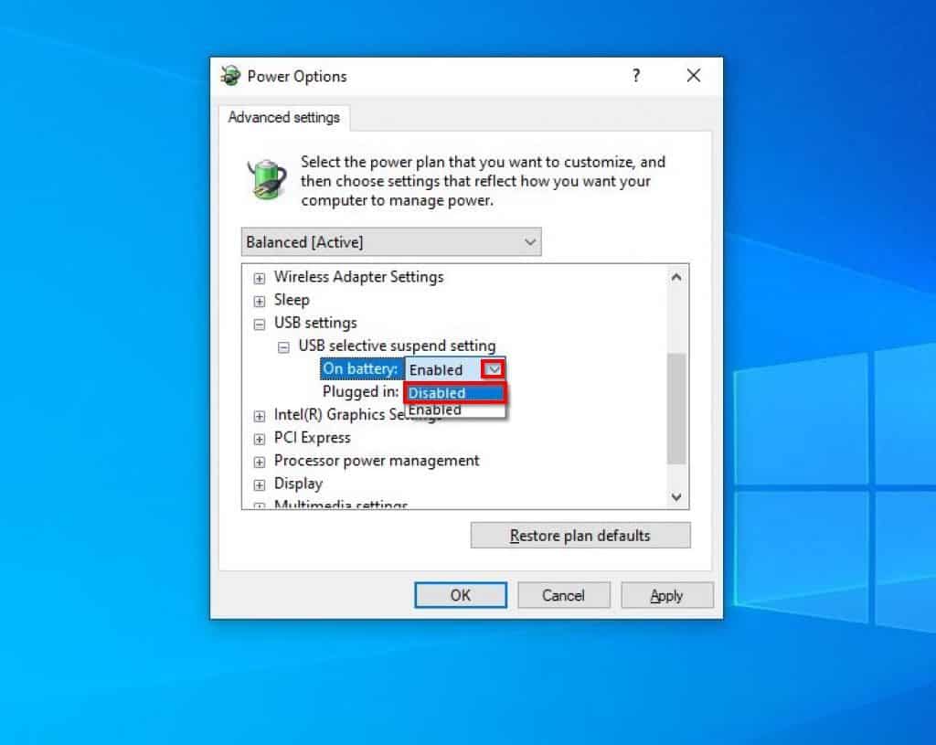 USBセレクティブサスペンド設定を無効にしてWindows 10がスリープから復帰しない問題を修正する方法