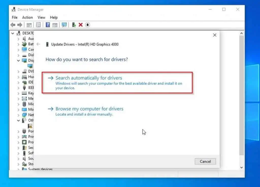 Fix Video Stuttering In Windows 10 By Updating Display Driver