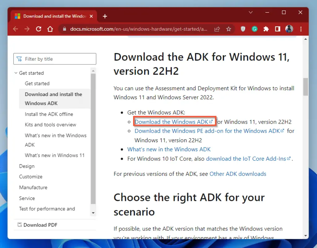 How to Download and Install Windows ADK for Windows 11 Itechguides