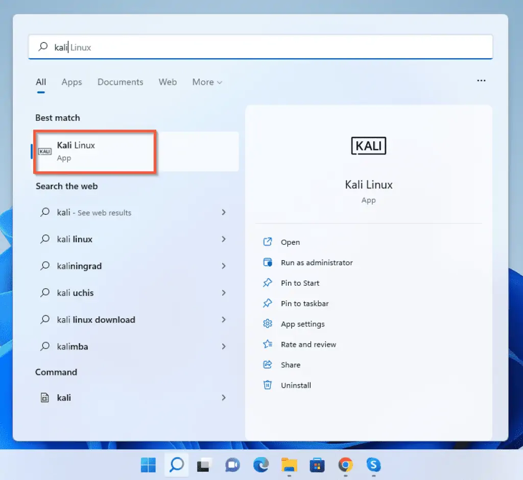 How to Install Kali Linux on Windows 11 - Itechguides