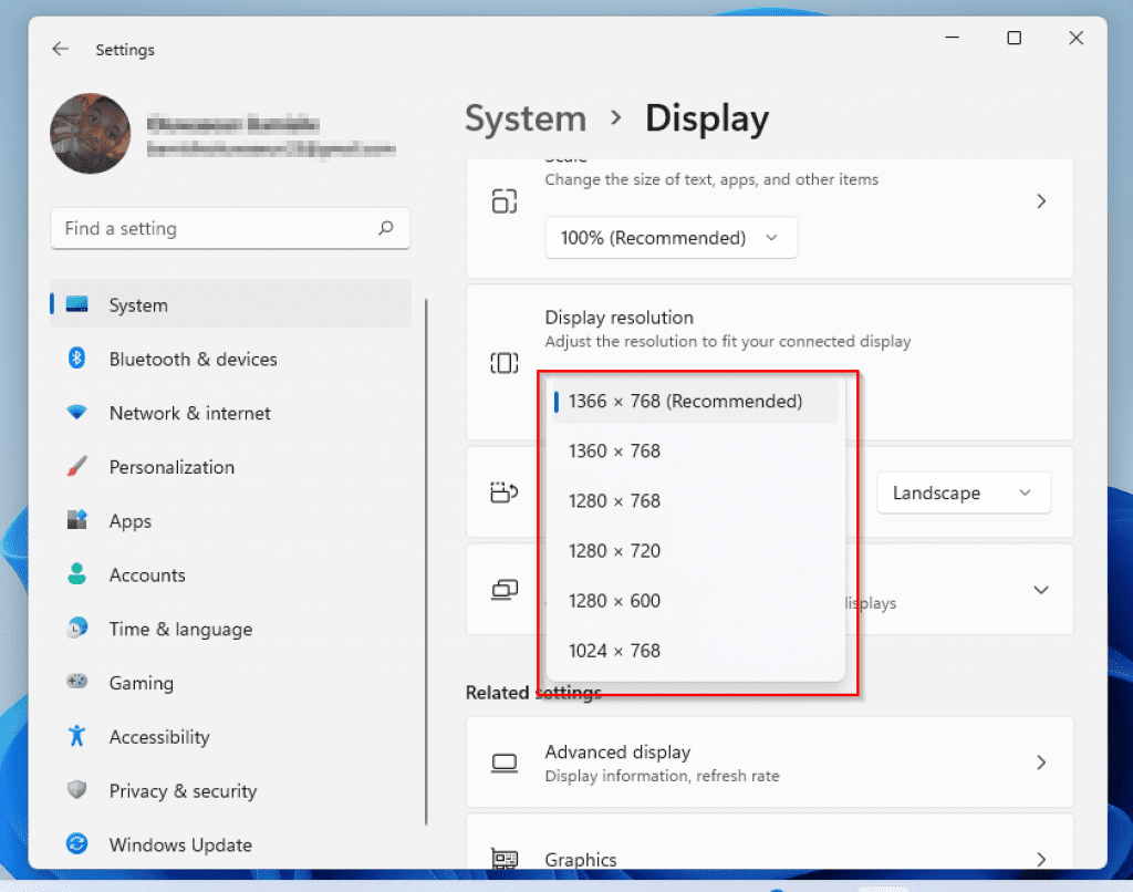 How To Modification Resolution On Windows 11 11 How To Change Resolution On Windows 11 From Windows Settings