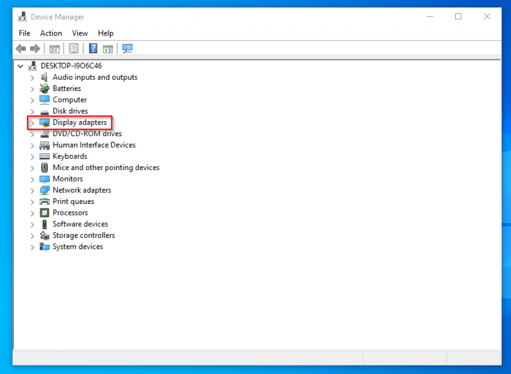 ディスプレイドライバーを更新してWindows10のスタートメニューのちらつきを修正する方法