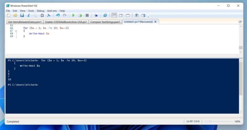 PowerShell For Loop Explained With Examples - Itechguides.com