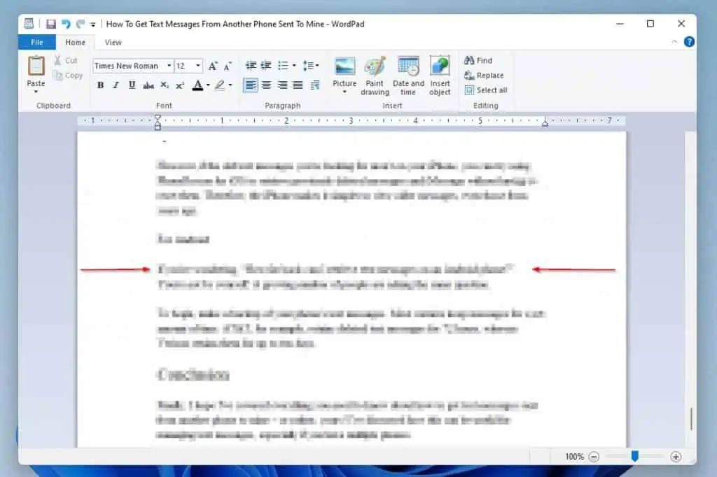 Help With WordPad In Windows 11 Managing Paragraphing In WordPad